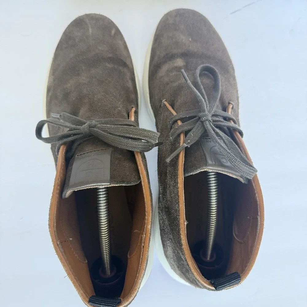 Cole Haan GrandPro Chukka Men's 11 M Brown Suede Leather Sneaker Boots C24673